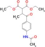 Diethyl 2-(1-(4-acetamidophenyl)-1-oxopropan-2-yl)malonate