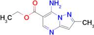 Ethyl 7-amino-2-methylpyrazolo[1,5-a]pyrimidine-6-carboxylate