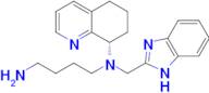 (S)-N1-((1H-Benzo[d]imidazol-2-yl)methyl)-N1-(5,6,7,8-tetrahydroquinolin-8-yl)butane-1,4-diamine