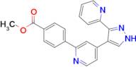 Methyl 4-(4-(3-(pyridin-2-yl)-1H-pyrazol-4-yl)pyridin-2-yl)benzoate