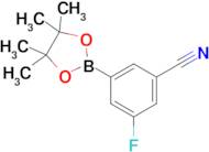 3-Fluoro-5-(4,4,5,5-tetramethyl-1,3,2-dioxaborolan-2-yl)benzonitrile
