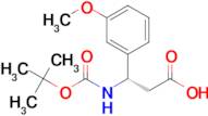 (S)-3-((tert-Butoxycarbonyl)amino)-3-(3-methoxyphenyl)propanoic acid