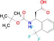 (S)-3-((tert-Butoxycarbonyl)amino)-3-(2-(trifluoromethyl)phenyl)propanoic acid