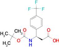 (R)-3-((tert-Butoxycarbonyl)amino)-3-(4-(trifluoromethyl)phenyl)propanoic acid