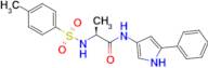 (S)-2-(4-Methylphenylsulfonamido)-N-(5-phenyl-1H-pyrrol-3-yl)propanamide