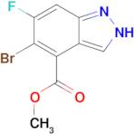 Methyl 5-bromo-6-fluoro-1H-indazole-4-carboxylate