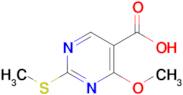 4-Methoxy-2-(methylthio)-5-pyrimidinecarboxylic acid