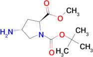 Methyl (2S,4R)-4-amino-1-Boc-pyrrolidine-2-carboxylate