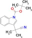 tert-Butyl 3-(2-cyanopropan-2-yl)-1H-indole-1-carboxylate