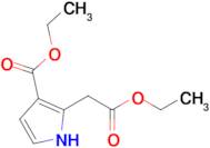 Ethyl 2-((ethoxycarbonyl)methyl)-1H-pyrrole-3-carboxylate