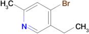 4-Bromo-5-ethyl-2-methylpyridine