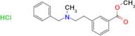 Methyl 3-(2-(benzyl(methyl)amino)ethyl)benzoate hydrochloride