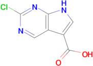 2-Chloro-7H-pyrrolo[2,3-d]pyrimidine-5-carboxylic acid