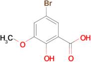 5-Bromo-2-hydroxy-3-methoxybenzoic acid