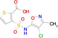 3-(N-(4-Chloro-3-methylisoxazol-5-yl)sulfamoyl)thiophene-2-carboxylic acid