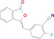 2-Fluoro-5-((3-oxoisobenzofuran-1(3H)-ylidene)methyl)benzonitrile