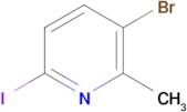 3-Bromo-6-iodo-2-methylpyridine