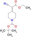 tert-Butyl 4-(1-cyano-2-ethoxy-2-oxoethylidene)piperidine-1-carboxylate