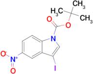 tert-Butyl 3-iodo-5-nitro-1H-indole-1-carboxylate