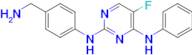 N2-(4-(Aminomethyl)phenyl)-5-fluoro-N4-phenylpyrimidine-2,4-diamine