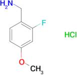 (2-Fluoro-4-methoxyphenyl)methanamine hydrochloride