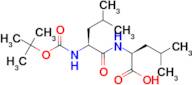 (S)-2-((S)-2-((tert-Butoxycarbonyl)amino)-4-methylpentanamido)-4-methylpentanoic acid