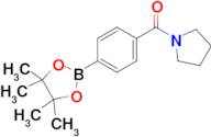 Pyrrolidin-1-yl(4-(4,4,5,5-tetramethyl-1,3,2-dioxaborolan-2-yl)phenyl)methanone