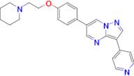 6-(4-(2-(Piperidin-1-yl)ethoxy)phenyl)-3-(pyridin-4-yl)pyrazolo[1,5-a]pyrimidine