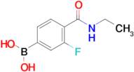 (4-(Ethylcarbamoyl)-3-fluorophenyl)boronic acid