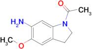 1-(6-Amino-5-methoxyindolin-1-yl)ethanone