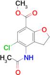 Methyl 4-acetamido-5-chloro-2,3-dihydrobenzofuran-7-carboxylate