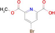 4-Bromo-6-(methoxycarbonyl)picolinic acid