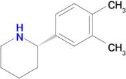 (S)-2-(3,4-Dimethylphenyl)piperidine