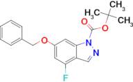 tert-Butyl 6-(benzyloxy)-4-fluoro-1H-indazole-1-carboxylate