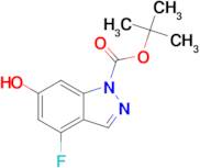 tert-Butyl 4-fluoro-6-hydroxy-1H-indazole-1-carboxylate