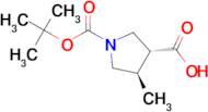 (3R,4R)-1-(tert-Butoxycarbonyl)-4-methylpyrrolidine-3-carboxylic acid