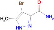 4-Bromo-5-methyl-1H-pyrazole-3-carboxamide