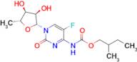 2-Methylbutyl (1-((2R,3R,4S,5R)-3,4-dihydroxy-5-methyltetrahydrofuran-2-yl)-5-fluoro-2-oxo-1,2-dihydropyrimidin-4-yl)carbamate