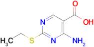 4-Amino-2-(ethylthio)pyrimidine-5-carboxylic acid