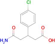 5-Amino-3-(4-chlorophenyl)-5-oxopentanoic acid