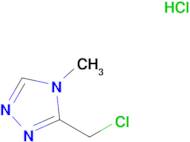 3-(Chloromethyl)-4-methyl-4H-1,2,4-triazole hydrochloride