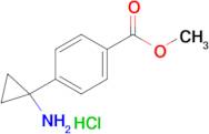 Methyl 4-(1-aminocyclopropyl)benzoate hydrochloride