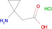 2-(1-Aminocyclopropyl)acetic acid hydrochloride