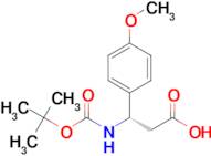 (S)-3-((tert-Butoxycarbonyl)amino)-3-(4-methoxyphenyl)propanoic acid