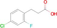 3-(4-Chloro-2-fluorophenyl)propanoic acid