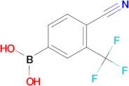 (4-Cyano-3-(trifluoromethyl)phenyl)boronic acid