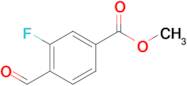Methyl 3-fluoro-4-formylbenzoate