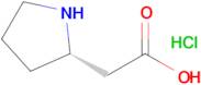 (S)-2-(Pyrrolidin-2-yl)acetic acid hydrochloride