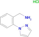 (2-(1H-Pyrazol-1-yl)phenyl)methanamine hydrochloride