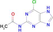 N-(6-Chloro-7H-purin-2-yl)acetamide
